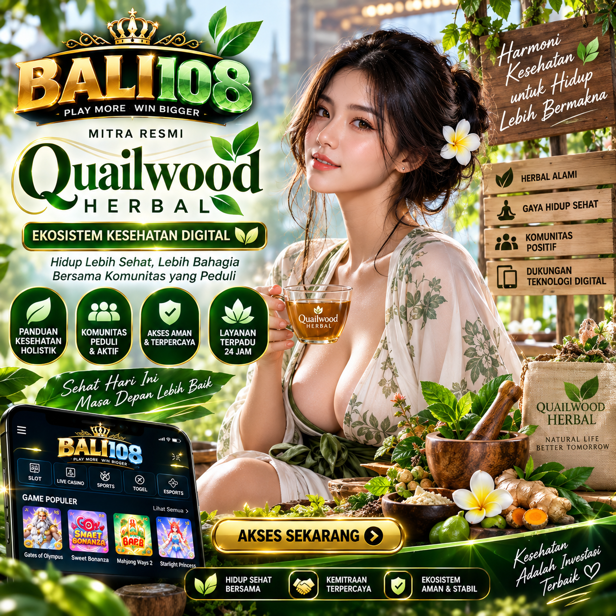 Visual utama Quailwood Herbal